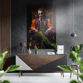 Joker Brushed Aluminum Dibond Wall Art.